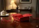 9 CAVITY/ 250 GRAMS RIBBON BOX RED