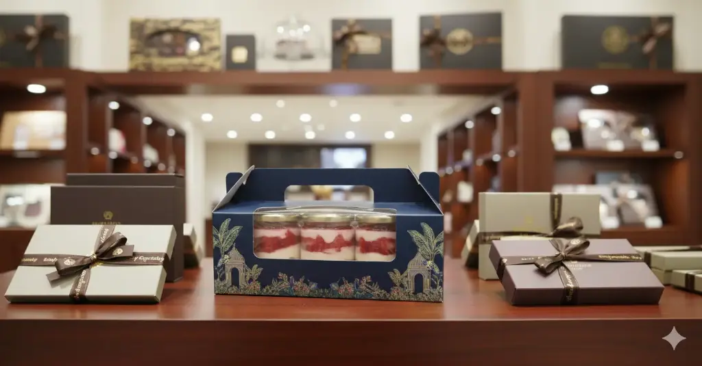 3 JAR BOX WITH HANDEL