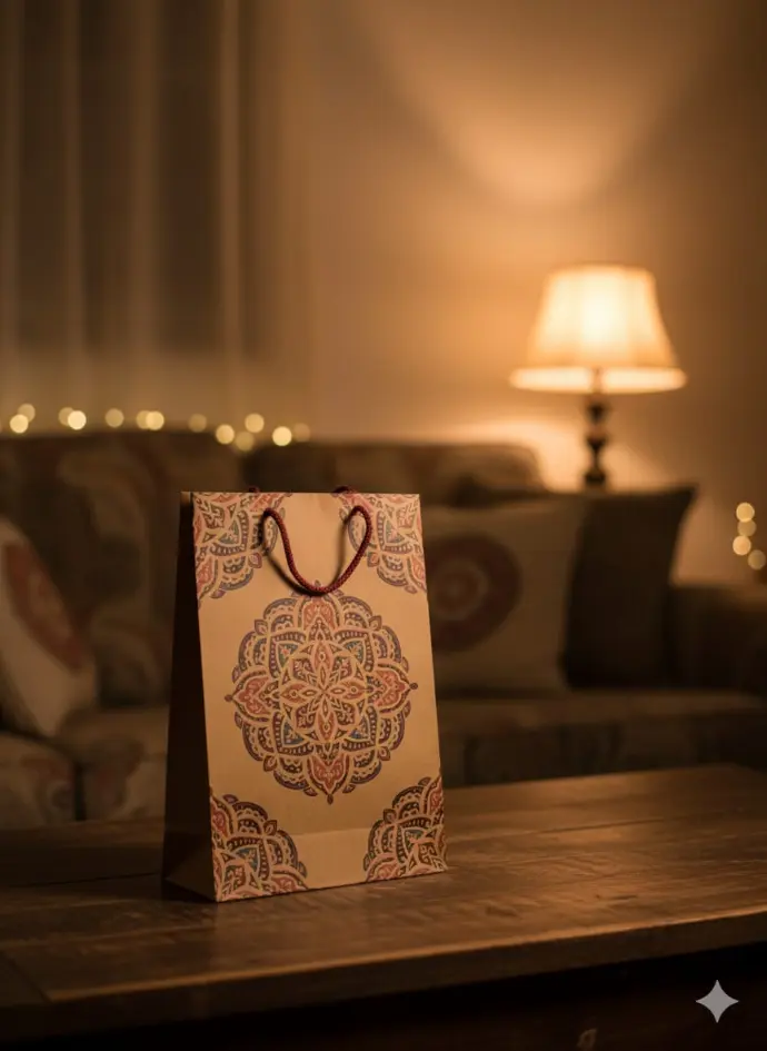 10*14 Kraft bags design (25 )
